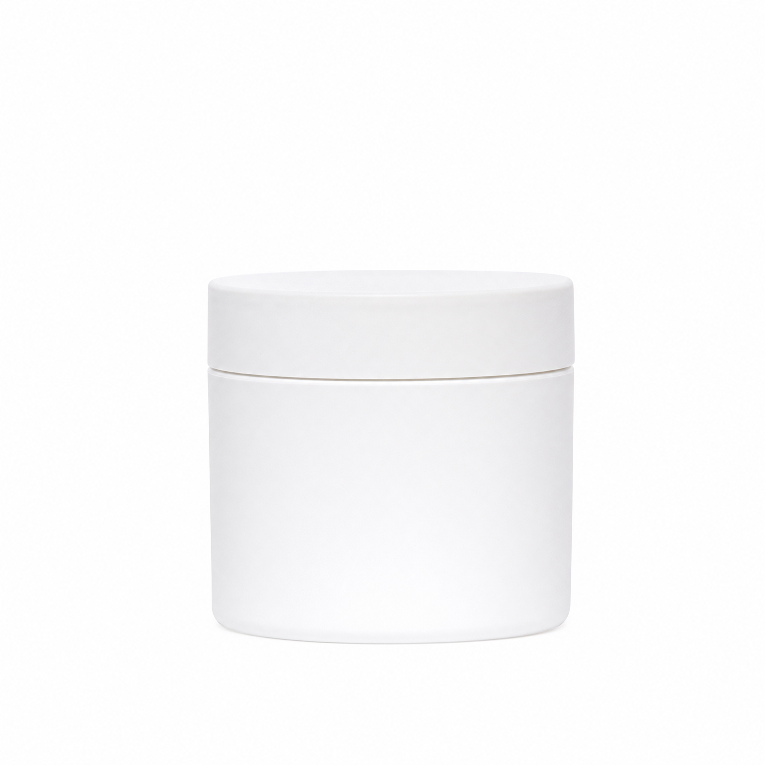 Imagen orientativa: envase de crema facial blanco sin etiqueta